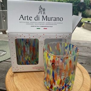 Arti do Murano Colorful Glass Tumbler